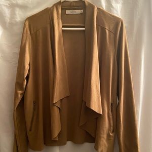 Ladies Fake suede look and feel jacket in size medium